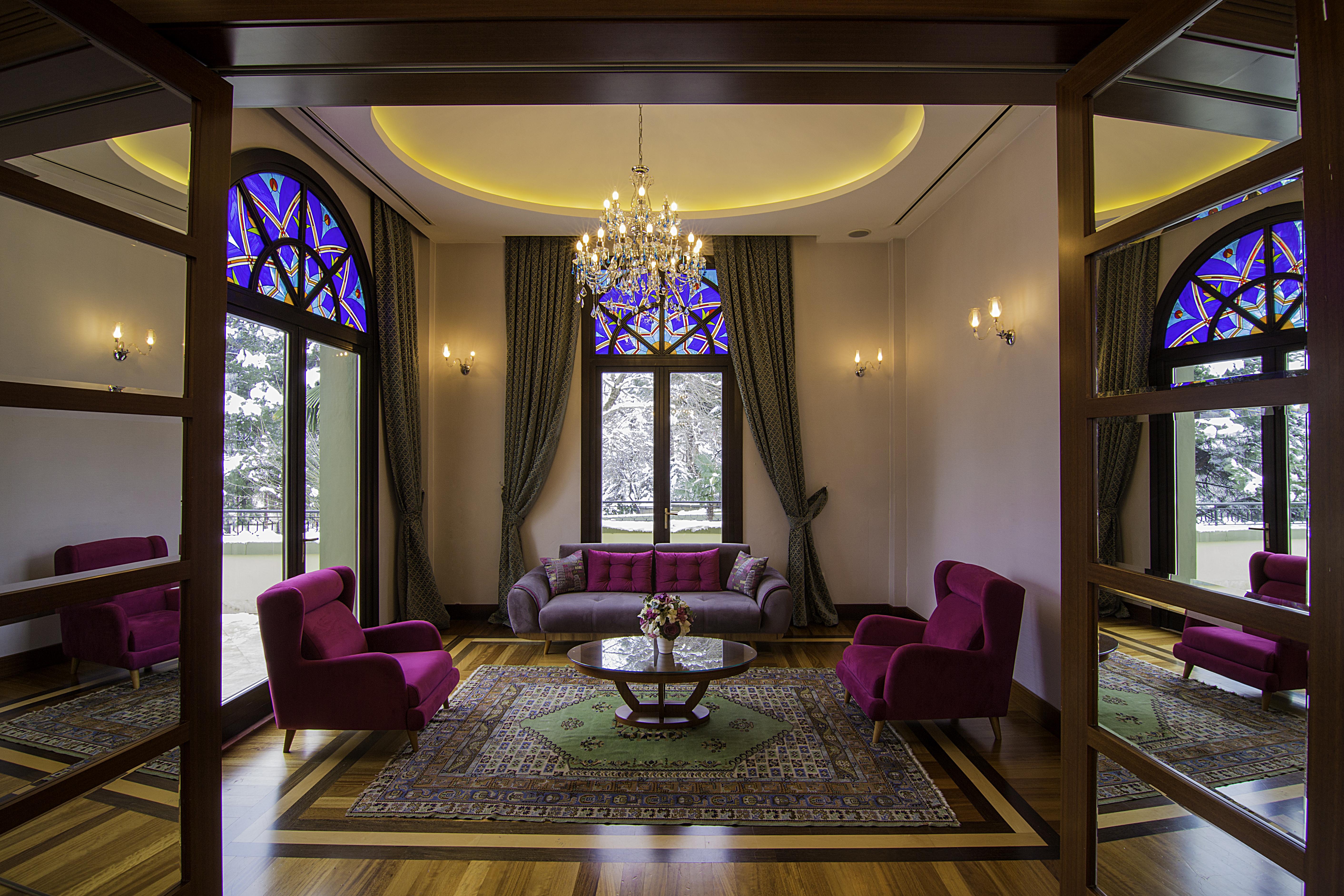 Hotel Celik Palas Convention Center & Thermal Spa Bursa Esterno foto The interior of the hotel